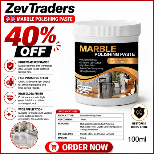 100ml marble polishing - marble, paste