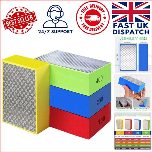 4pc diamond sanding pads - 4pc, for