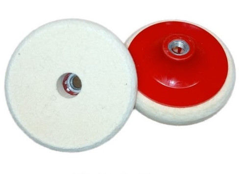 Mounted felt polishing wheel - felt,