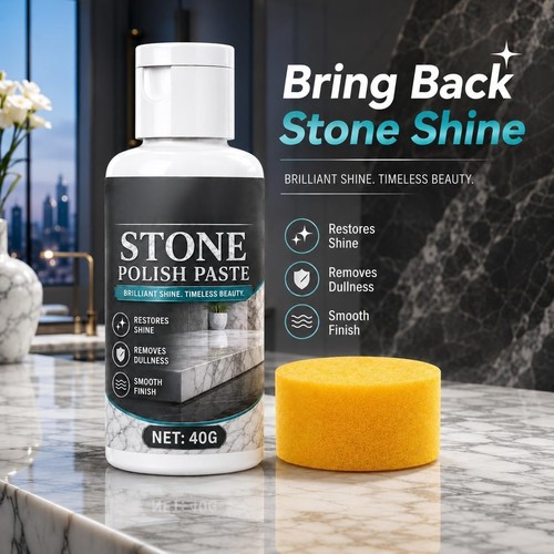 Shiny stone polish cream for - stone,